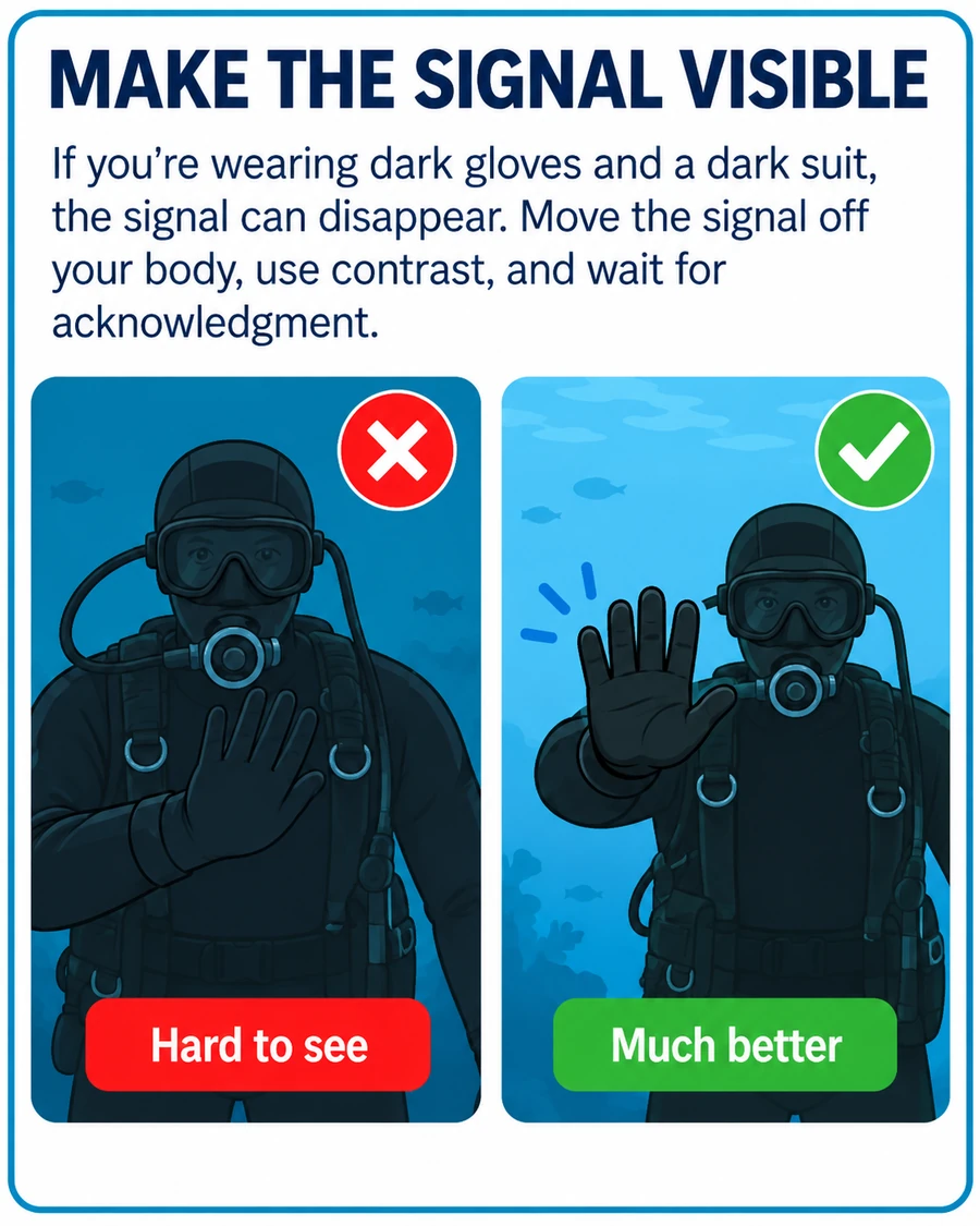 Make the signal visible