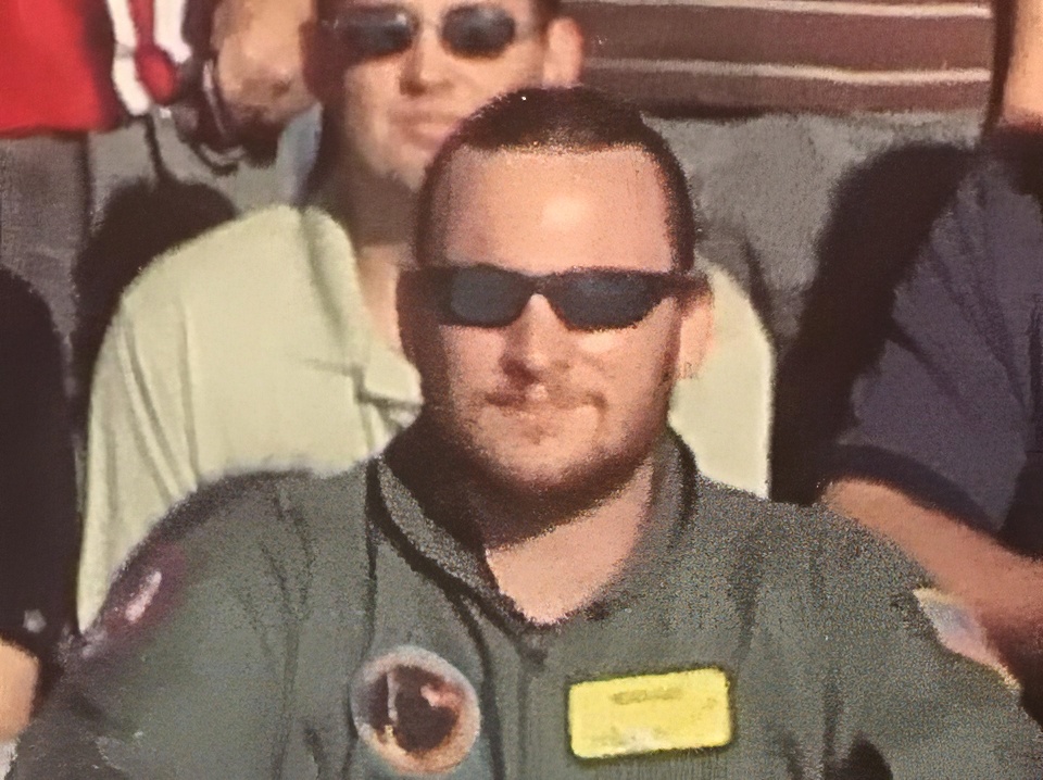 Frank during his civilian engineer and aircrew days